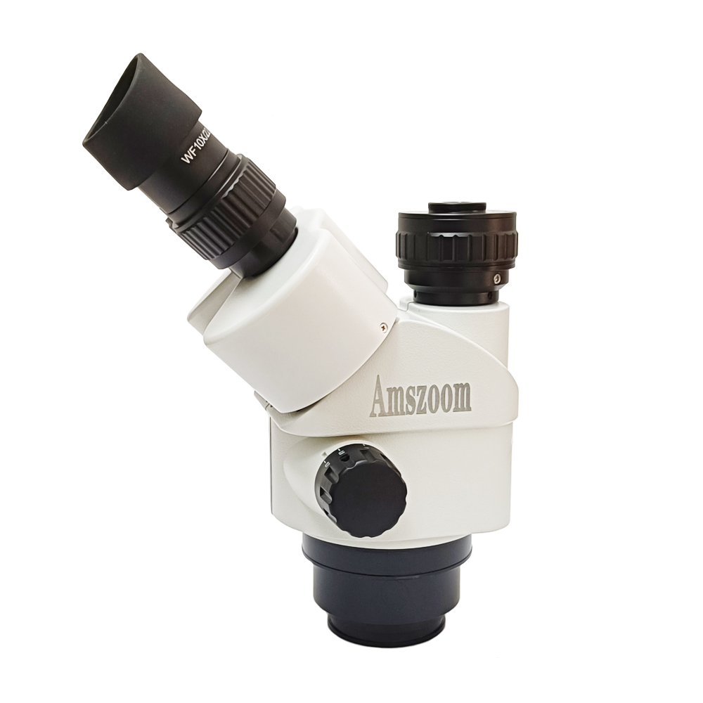 7X-45X プロフェッショナルプラスチック三眼顕微鏡ヘッド - Stereo Trinocular Microscope Pcb のレビューと価格