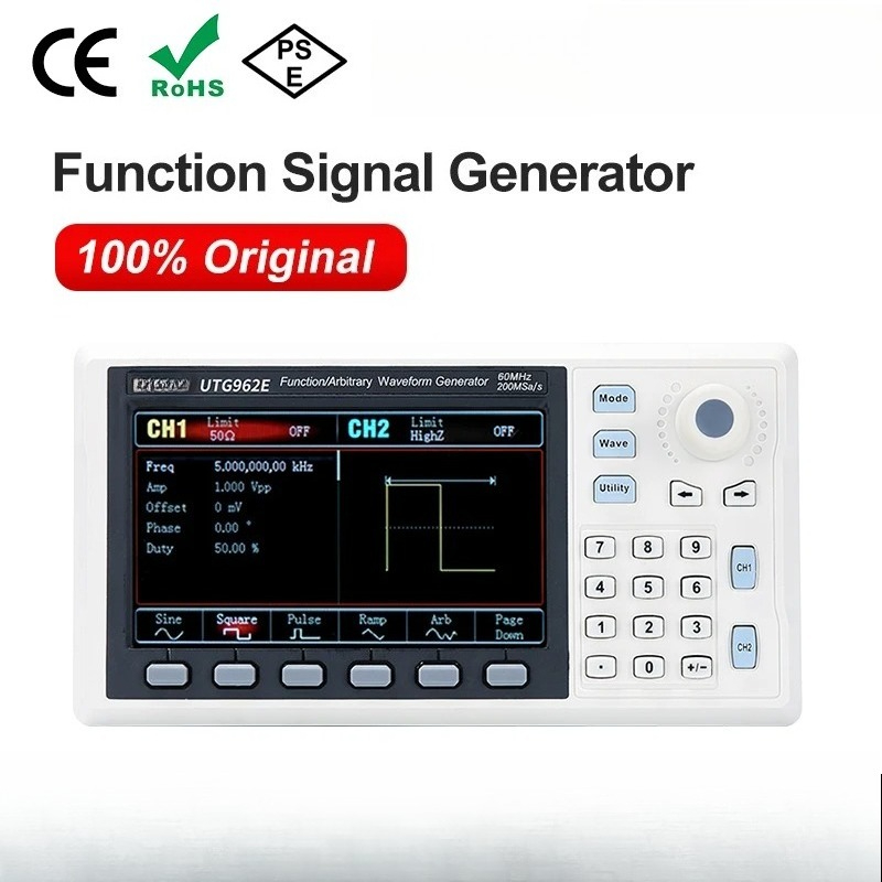機能信号発生器 UTG932E UTG962E 30MHz  - Function Arbitrary Waveform Generator のレビューと価格