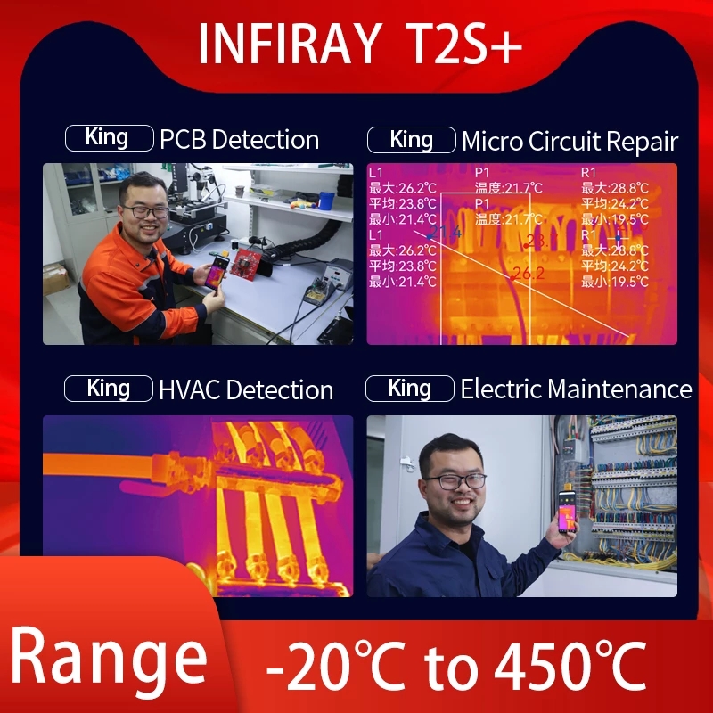 InfiRay T2S プラスサーマルイメージャ IR カメ - Thermal Imaging Camera Pcb Repair のレビューと価格