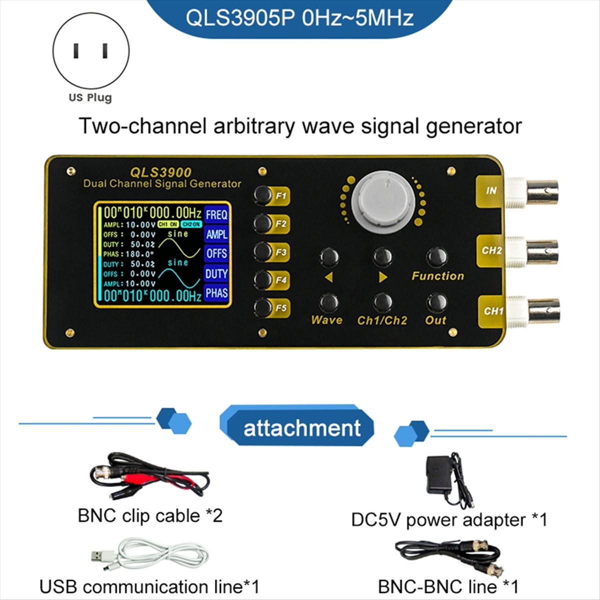 OKgood 2.4 インチ TFT DDS 機能任意波形信 - Function Arbitrary Waveform Generator のレビューと価格